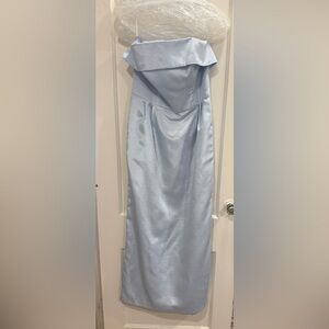 Lulakate Eva Bodice with Brunch Skirt Floor in Drapey Bengaline